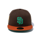 59FIFTY Cactus & Grape Fruit サンディエゴ・パドレス ウォルナット ラストバイザー