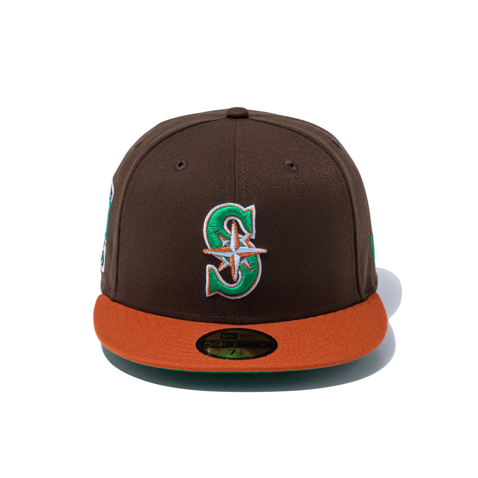 59FIFTY Cactus & Grape Fruit シアトル・マリナーズ ウォルナット ラストバイザー