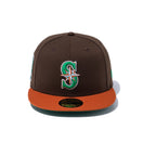 59FIFTY Cactus & Grape Fruit シアトル・マリナーズ ウォルナット ラストバイザー