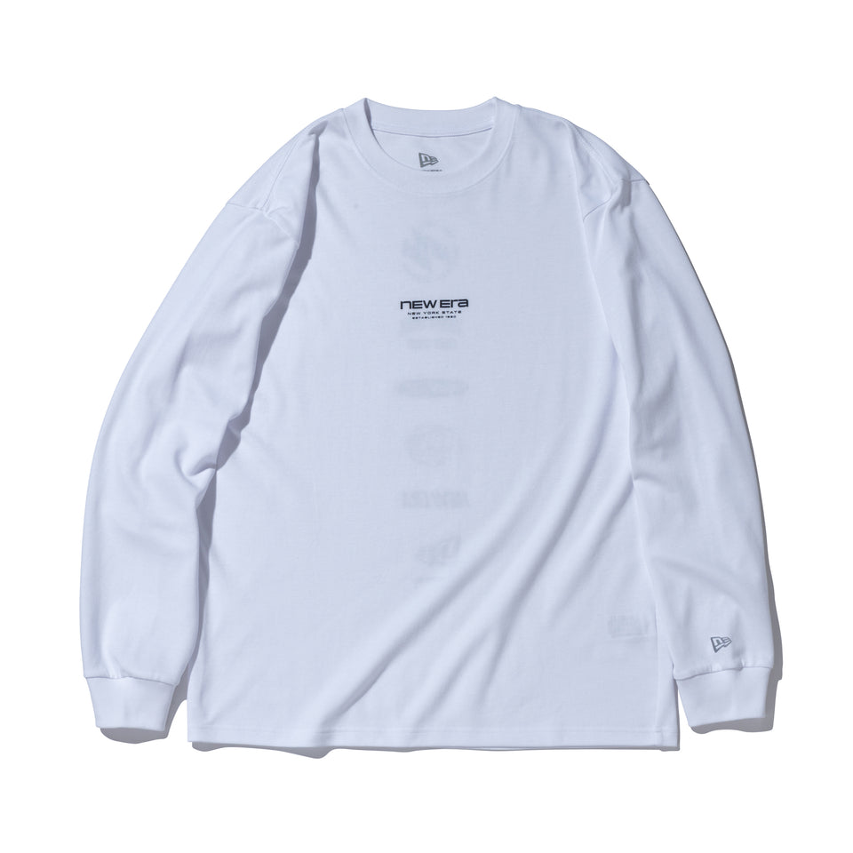 長袖 パフォーマンス Tシャツ アーカイブロゴ ホワイト | パフォーマンスアパレル
