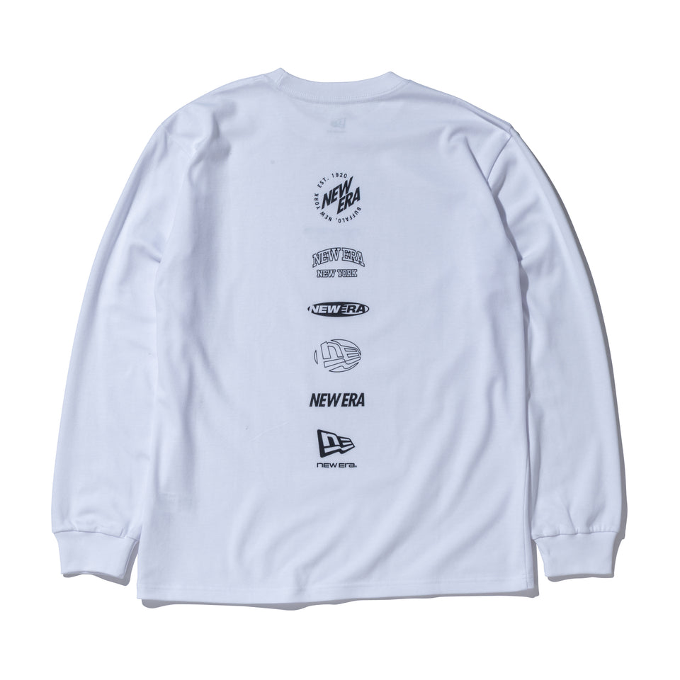 長袖 パフォーマンス Tシャツ アーカイブロゴ ホワイト | パフォーマンスアパレル