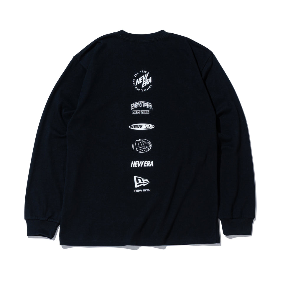 長袖 パフォーマンス Tシャツ アーカイブロゴ ブラック | パフォーマンスアパレル