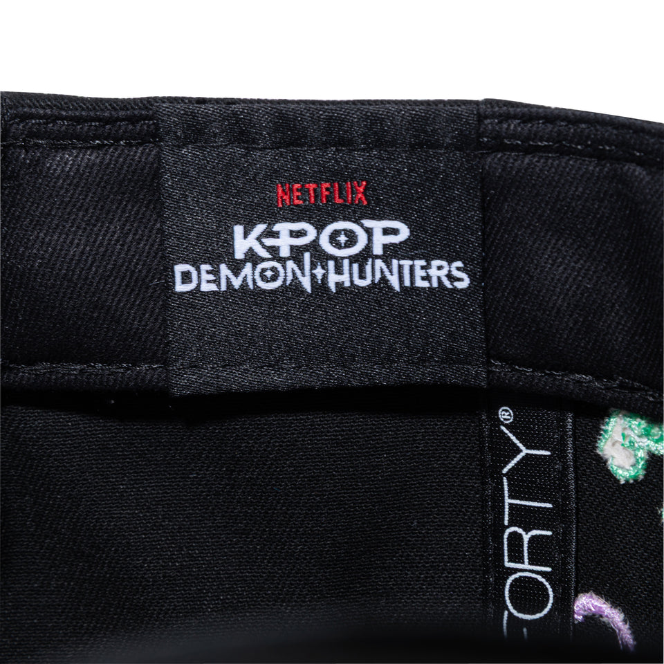 9FORTY KPop Demon Hunters KPOPガールズ! デーモン・ハンターズ Saja boys ブラック