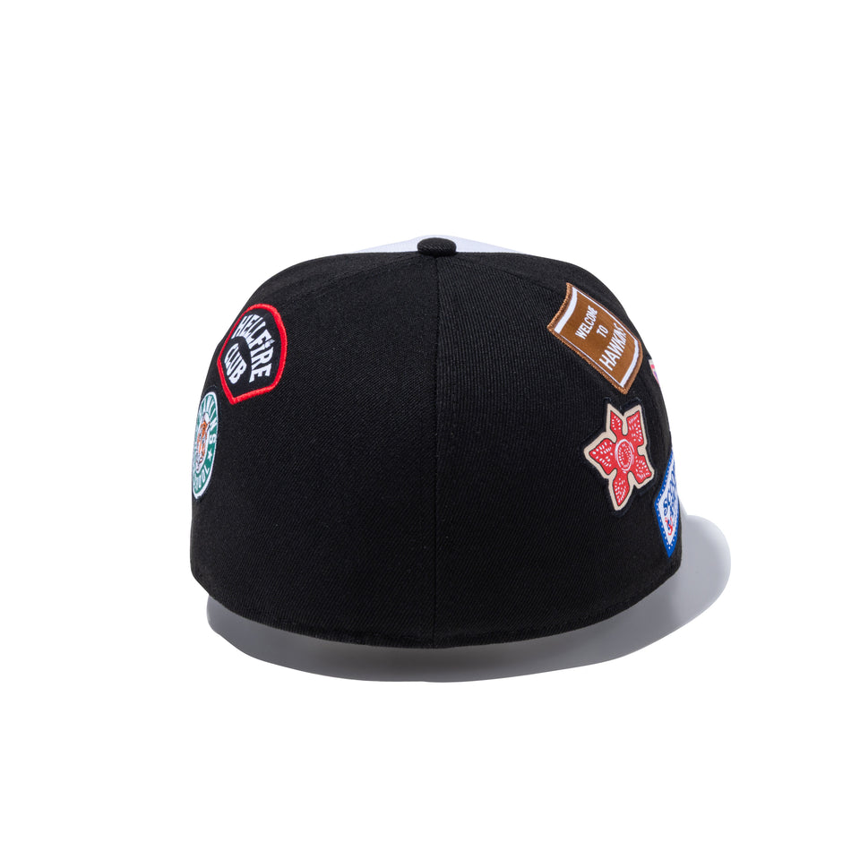59FIFTY NETFLIX STRANGER THINGS ストレンジャー・シングス オールオーバー ホワイト/ブラック