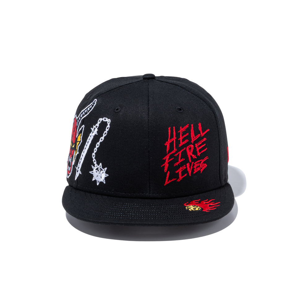 9FIFTY NETFLIX STRANGER THINGS ストレンジャー・シングス HELLFIRE LIVES ブラック
