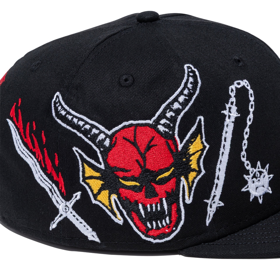 9FIFTY NETFLIX STRANGER THINGS ストレンジャー・シングス HELLFIRE LIVES ブラック