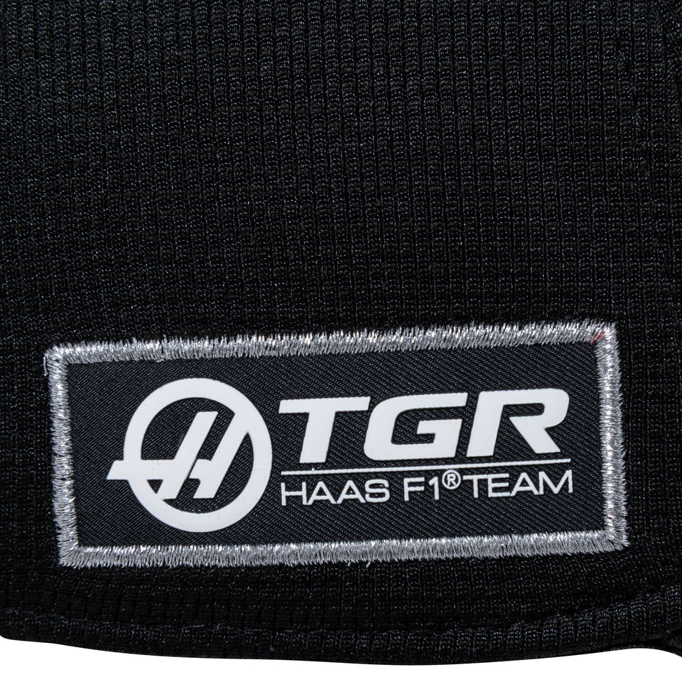 9SEVENTY ストレッチスナップ TGR・ハース F1 チーム Esteban Ocon 31  Las Vegas Race Special ブラック シルバーラメバイザー