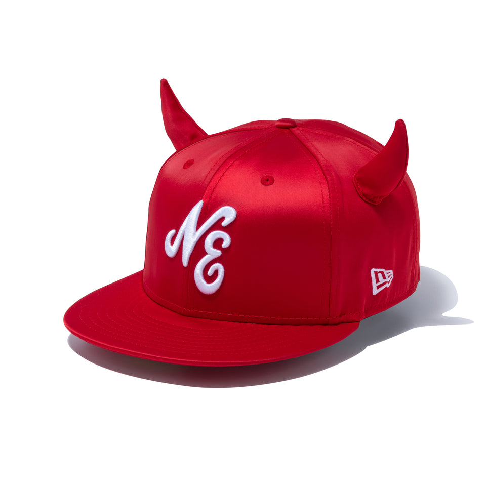 59FIFTY Halloween Collection Satin Horn クラシックロゴ スカーレット
