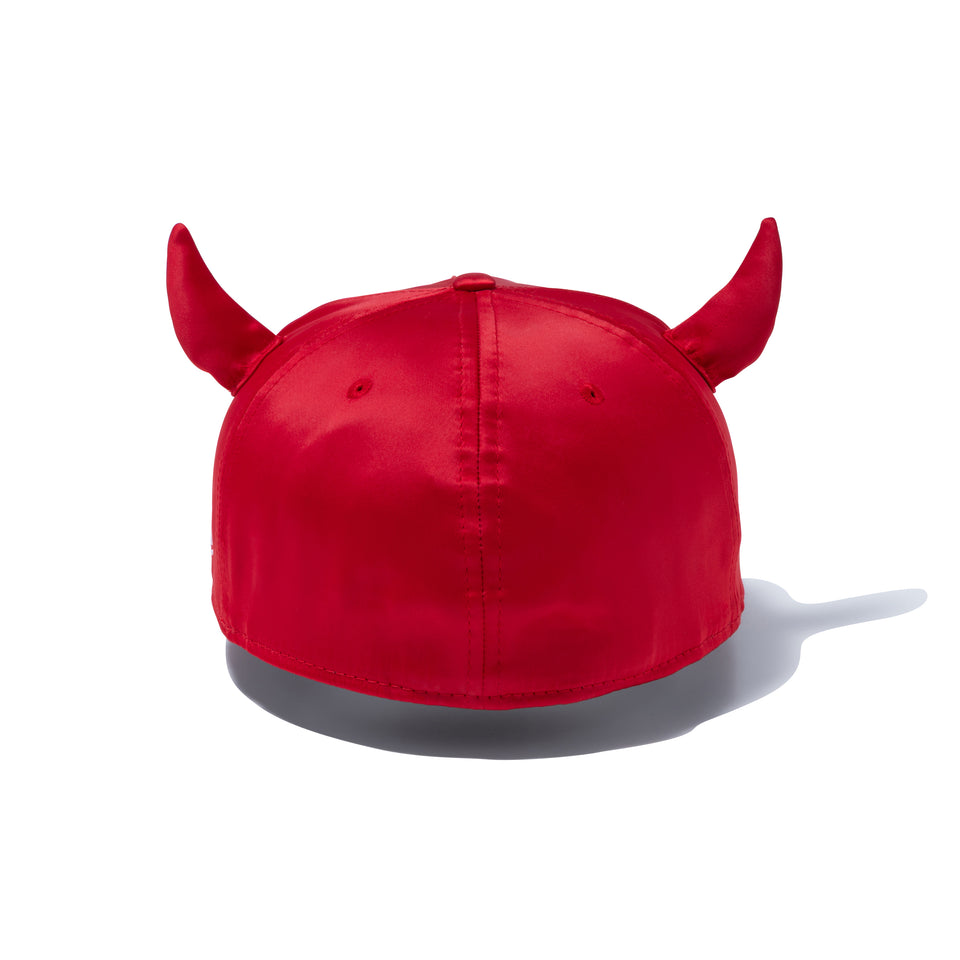 59FIFTY Halloween Collection Satin Horn クラシックロゴ スカーレット