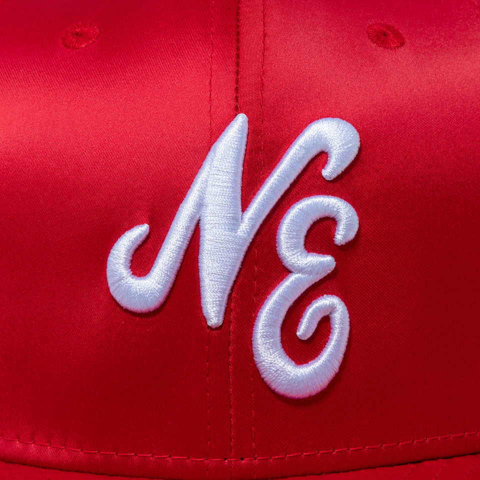 59FIFTY Halloween Collection Satin Horn クラシックロゴ スカーレット