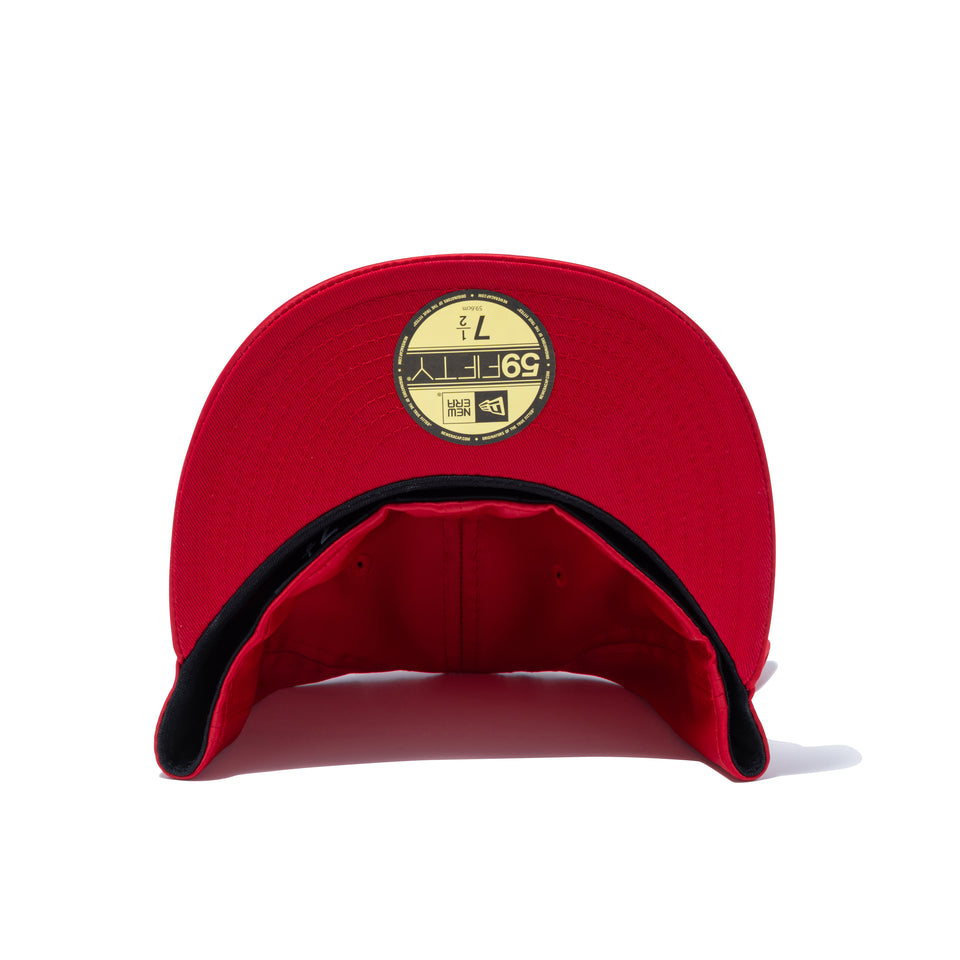 59FIFTY Halloween Collection Satin Horn クラシックロゴ スカーレット