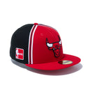 59FIFTY NBA Hardwood Classics シカゴ・ブルズ Dennis Rodman 91 レッド/ブラック