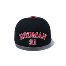 59FIFTY NBA Hardwood Classics シカゴ・ブルズ Dennis Rodman 91 レッド/ブラック