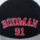 59FIFTY NBA Hardwood Classics シカゴ・ブルズ Dennis Rodman 91 レッド/ブラック