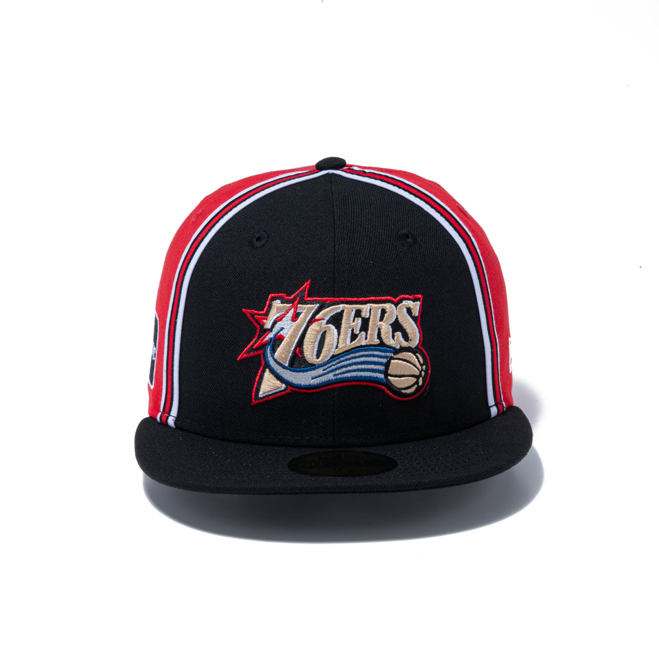59FIFTY NBA Hardwood Classics フィラデルフィア・76ers Allen Iverson 3 ブラック/レッド