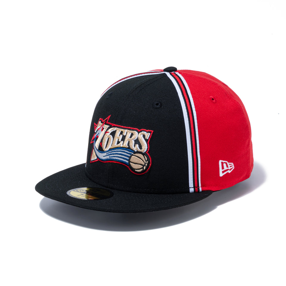 59FIFTY NBA Hardwood Classics フィラデルフィア・76ers Allen Iverson 3 ブラック/レッド
