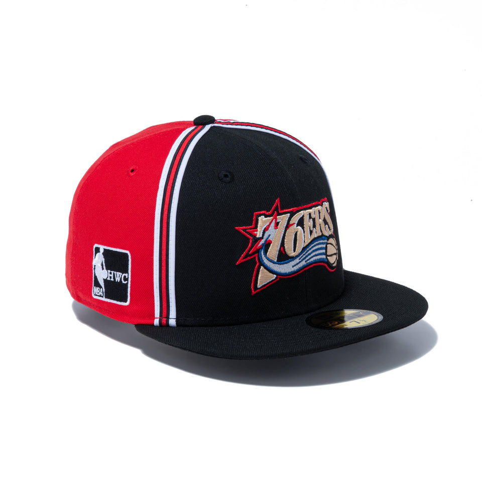 59FIFTY NBA Hardwood Classics フィラデルフィア・76ers Allen Iverson 3 ブラック/レッド