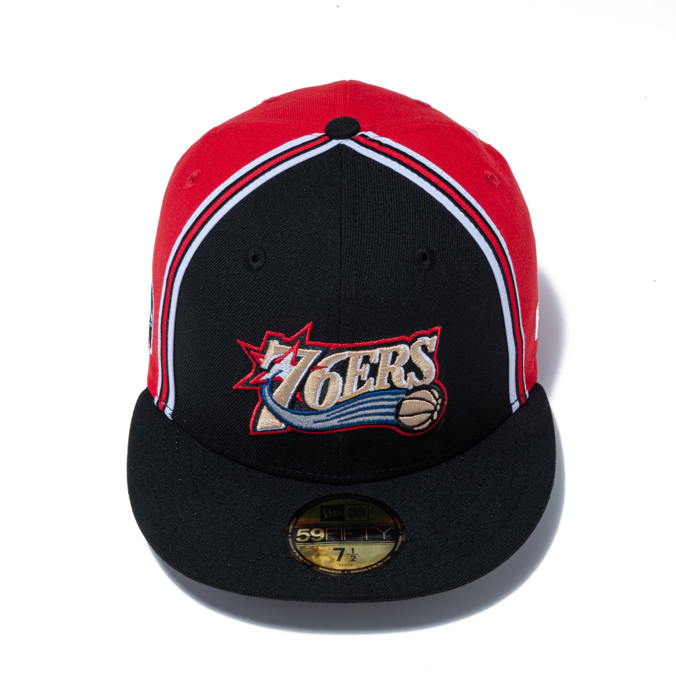 59FIFTY NBA Hardwood Classics フィラデルフィア・76ers Allen Iverson 3 ブラック/レッド