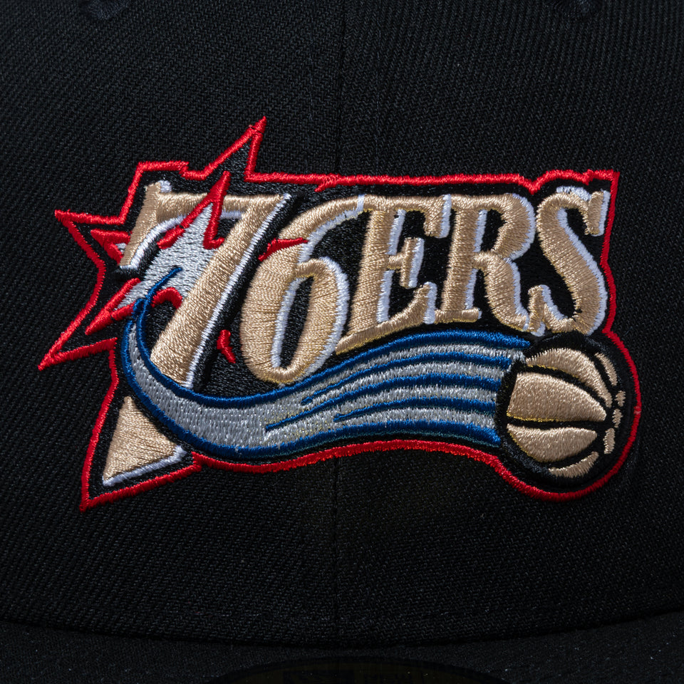 59FIFTY NBA Hardwood Classics フィラデルフィア・76ers Allen Iverson 3 ブラック/レッド
