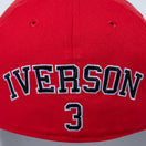 59FIFTY NBA Hardwood Classics フィラデルフィア・76ers Allen Iverson 3 ブラック/レッド