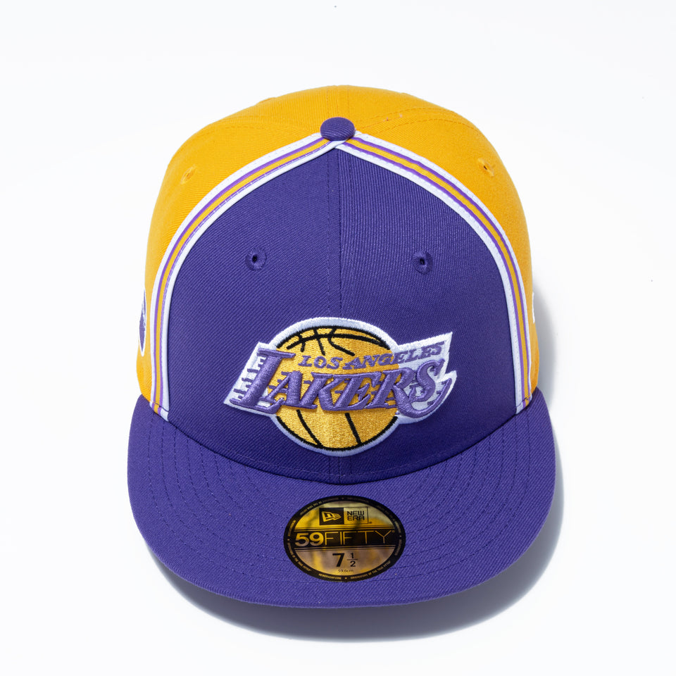 59FIFTY NBA Hardwood Classics ロサンゼルス・レイカーズ Magic Johnson 32 パープル/イエロー