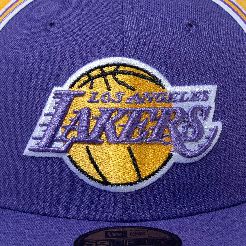 59FIFTY NBA Hardwood Classics ロサンゼルス・レイカーズ Magic Johnson 32 パープル/イエロー