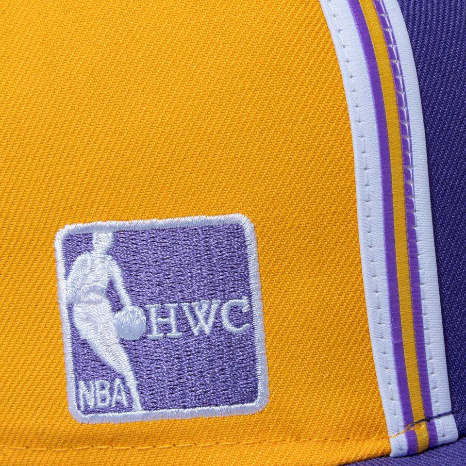 59FIFTY NBA Hardwood Classics ロサンゼルス・レイカーズ Magic Johnson 32 パープル/イエロー