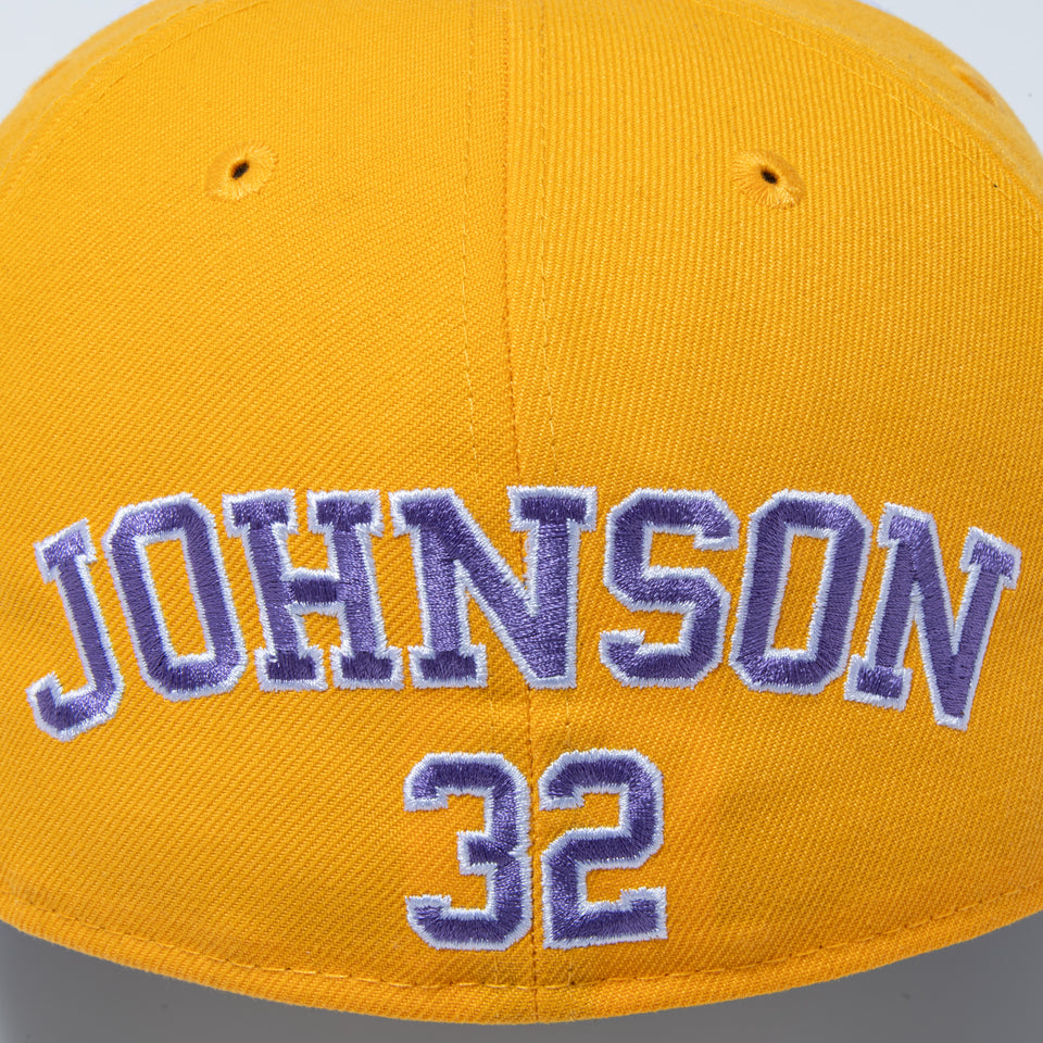 59FIFTY NBA Hardwood Classics ロサンゼルス・レイカーズ Magic Johnson 32 パープル/イエロー