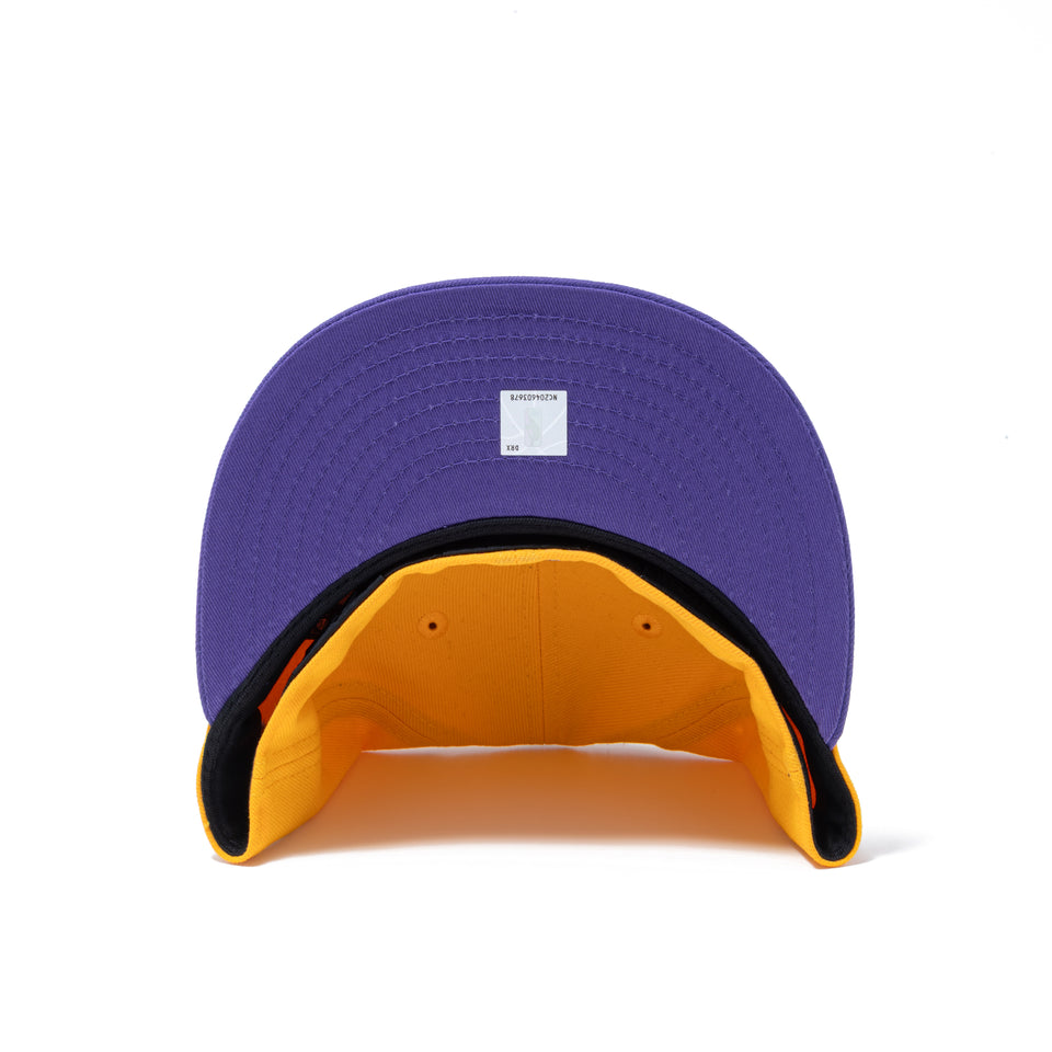 59FIFTY NBA Hardwood Classics ロサンゼルス・レイカーズ Magic Johnson 32 パープル/イエロー