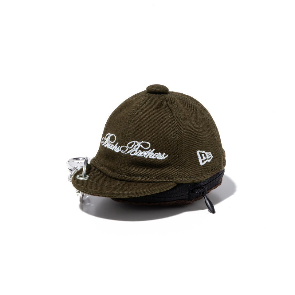 ミニキャップ イヤホンケース Brooks Brothers ブルックス ブラザーズ ウォルナット