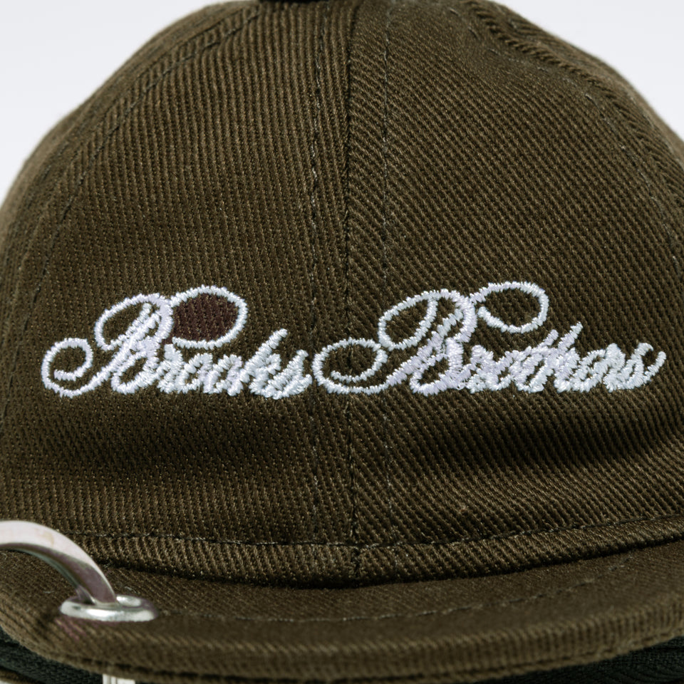 ミニキャップ イヤホンケース Brooks Brothers ブルックス ブラザーズ ウォルナット