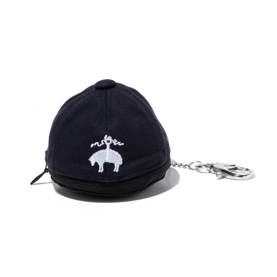 ミニキャップ イヤホンケース Brooks Brothers ブルックス ブラザーズ ネイビー