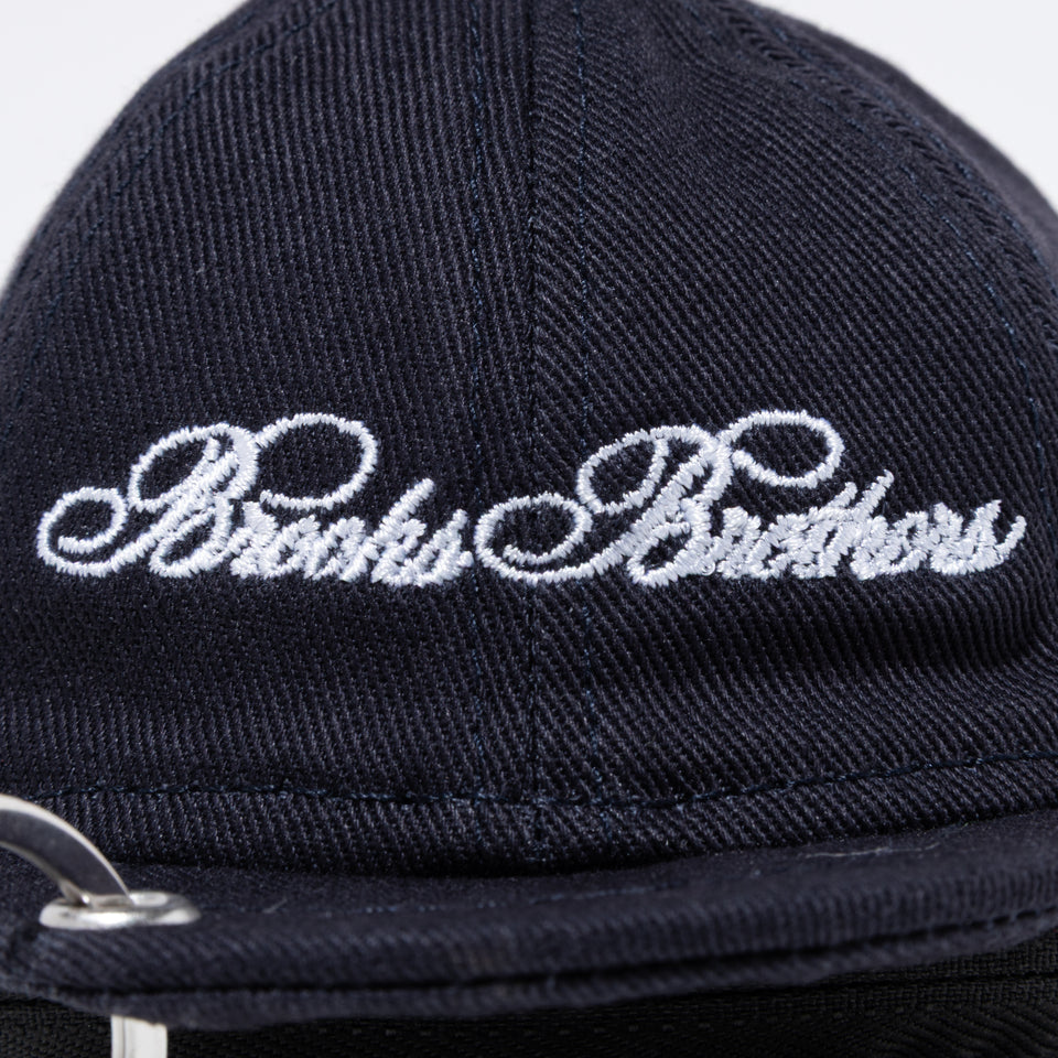 ミニキャップ イヤホンケース Brooks Brothers ブルックス ブラザーズ ネイビー