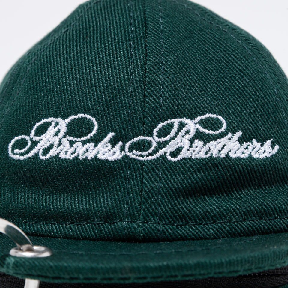ミニキャップ イヤホンケース Brooks Brothers ブルックス ブラザーズ ダークグリーン