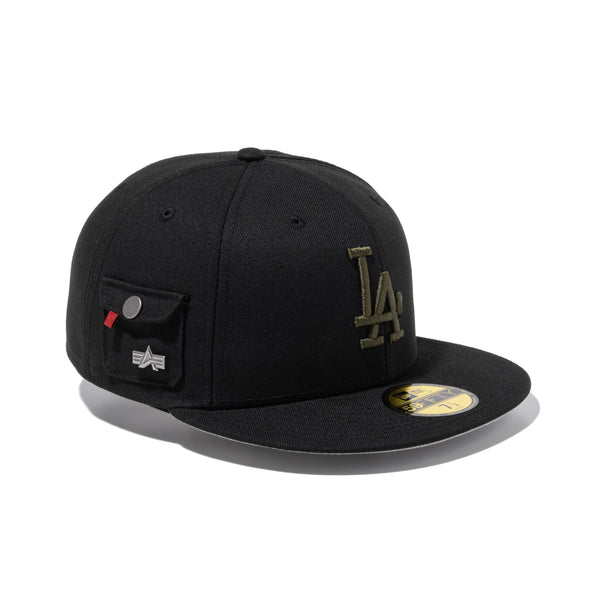 59FIFTY Alpha Industries ロサンゼルス・ドジャース ブラック