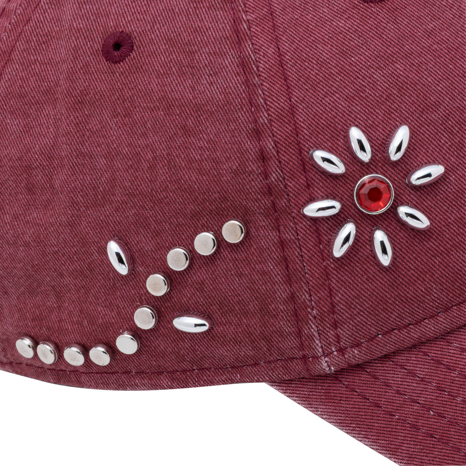 9FORTY アンストラクチャード Studs レッド