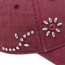 9FORTY アンストラクチャード Studs レッド