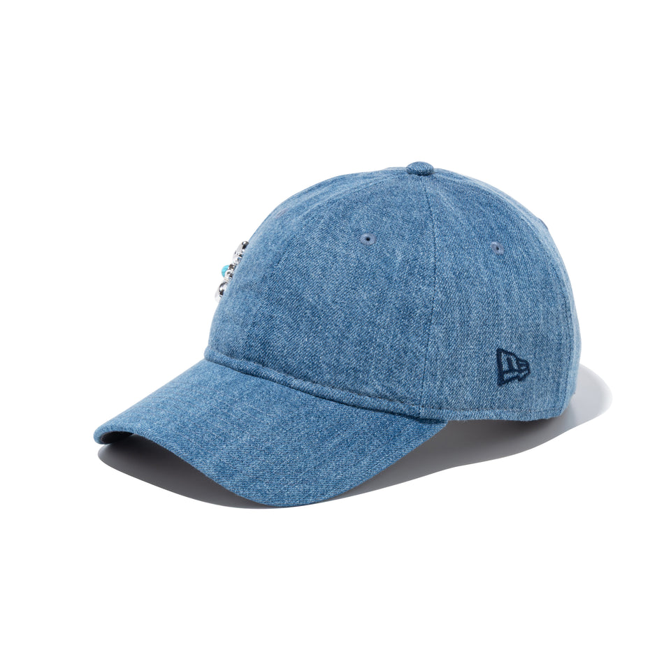 9FORTY アンストラクチャード Studs ウォッシュドデニム