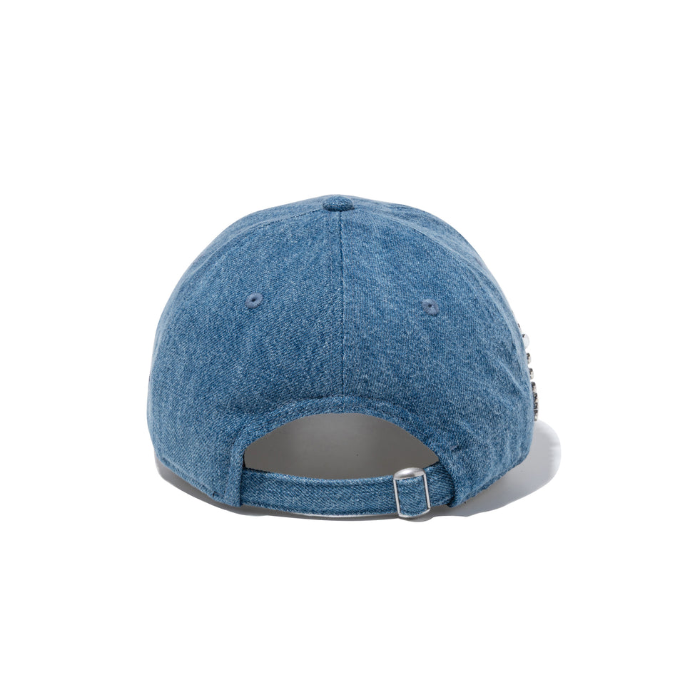 9FORTY アンストラクチャード Studs ウォッシュドデニム