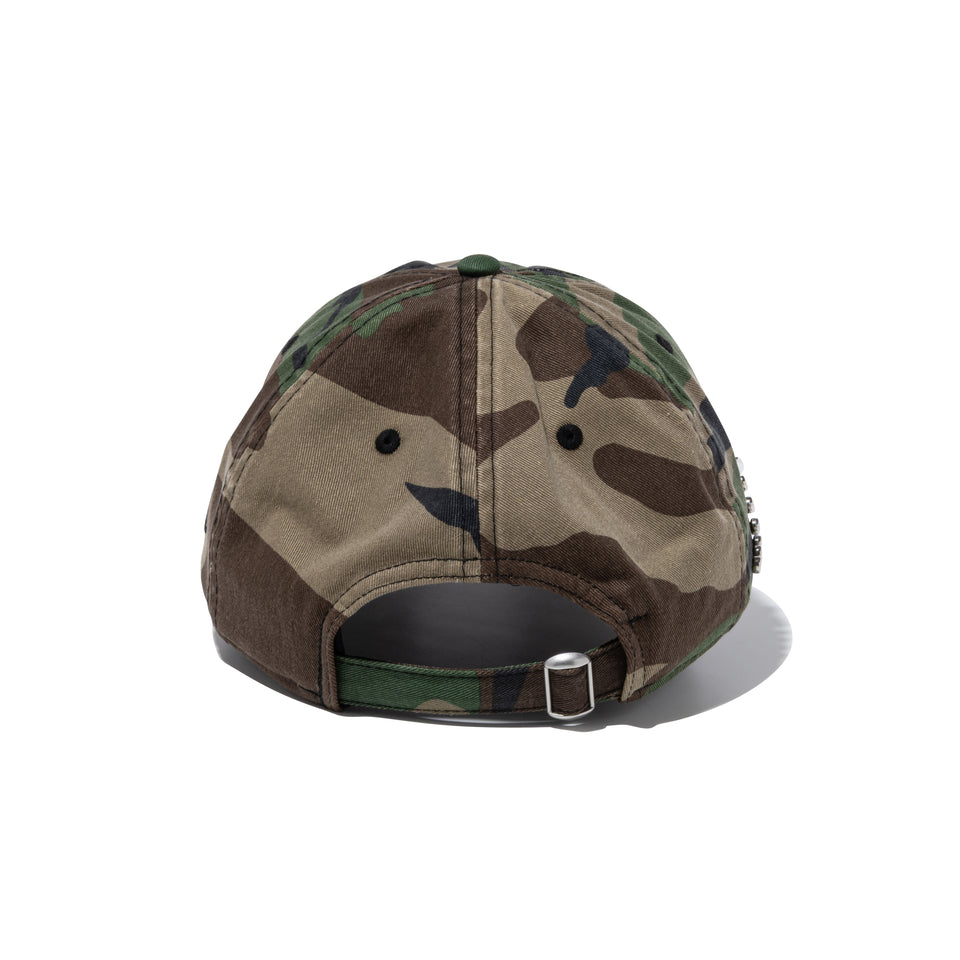 9FORTY アンストラクチャード Studs ウッドランドカモ