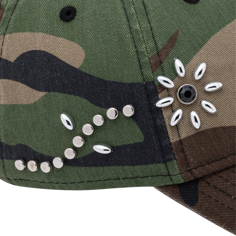 9FORTY アンストラクチャード Studs ウッドランドカモ