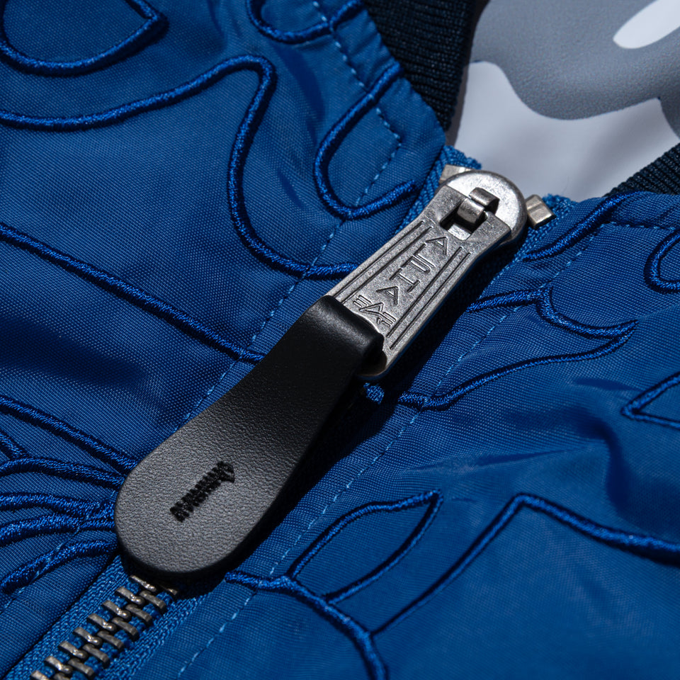 リバーシブル ボンバージャケット Alpha Industries x ComplexCon ロサンゼルス・ドジャース ブルー