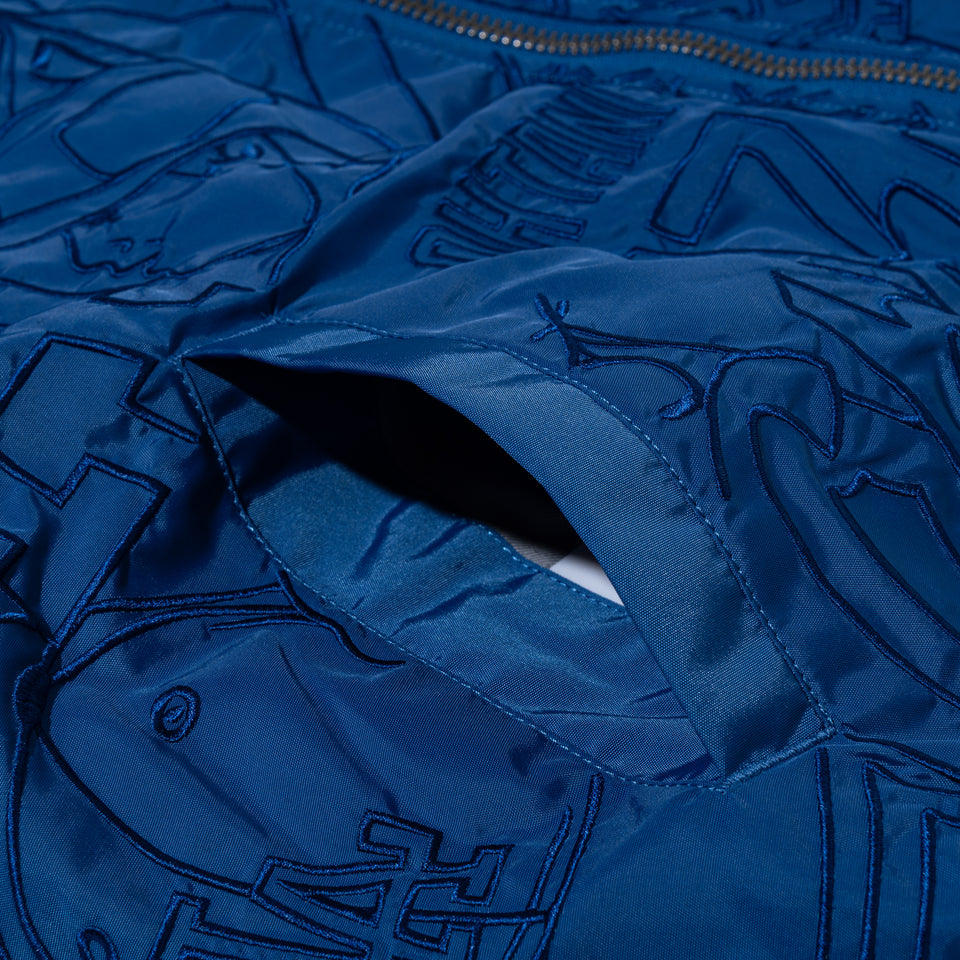 リバーシブル ボンバージャケット Alpha Industries x ComplexCon ロサンゼルス・ドジャース ブルー