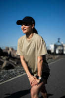半袖 テックTシャツ ベーシック ベージュ | パフォーマンスアパレル ランニング