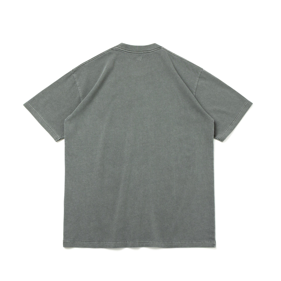 半袖 ガーメントダイ コットン Tシャツ Y's FW26 チャコール