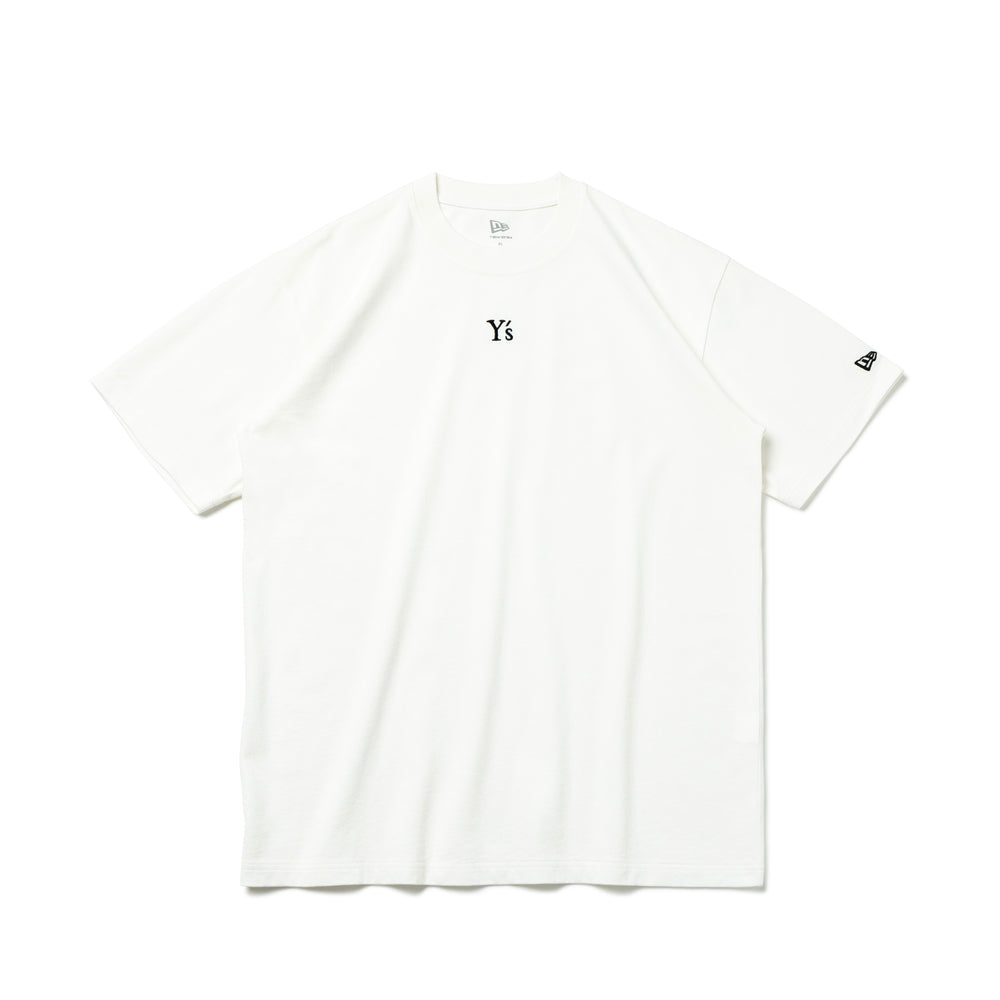 半袖 ガーメントダイ コットン Tシャツ Y's FW26 オフホワイト