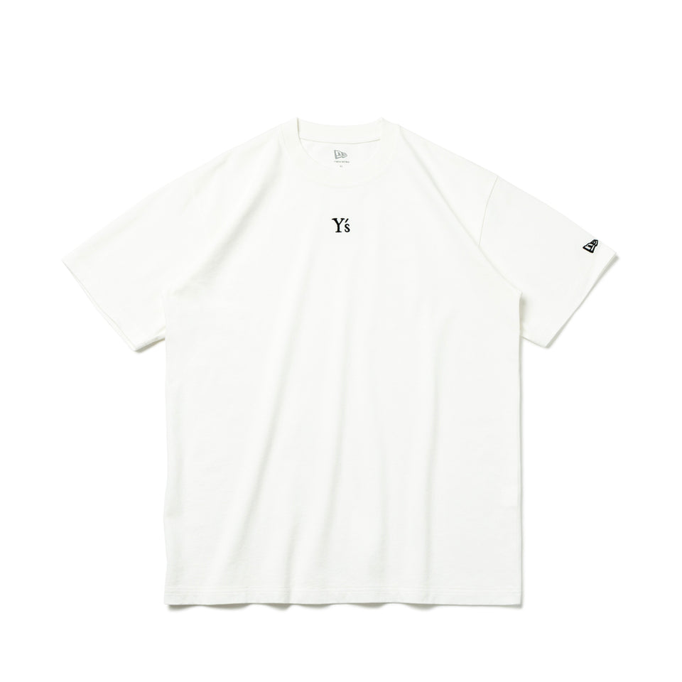 半袖 ガーメントダイ コットン Tシャツ Y's FW26 オフホワイト