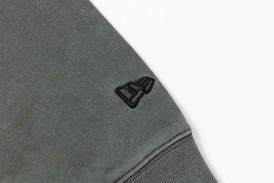 長袖 ガーメントダイ コットン Tシャツ Y's FW26 チャコール