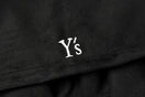 ポリスウェード フルジップフーディー Y's FW26 ブラック