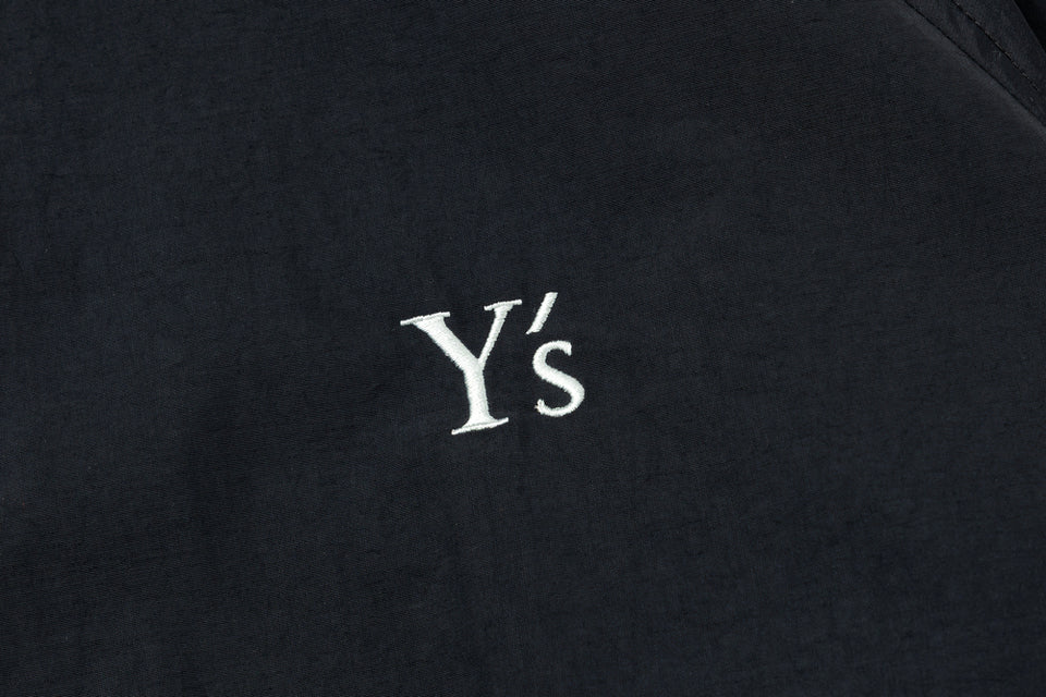 ナイロン コーチジャケット Y's FW26 ブラック